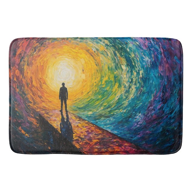 Alfombrilla De Baño El borde de la dimensión (Anverso)