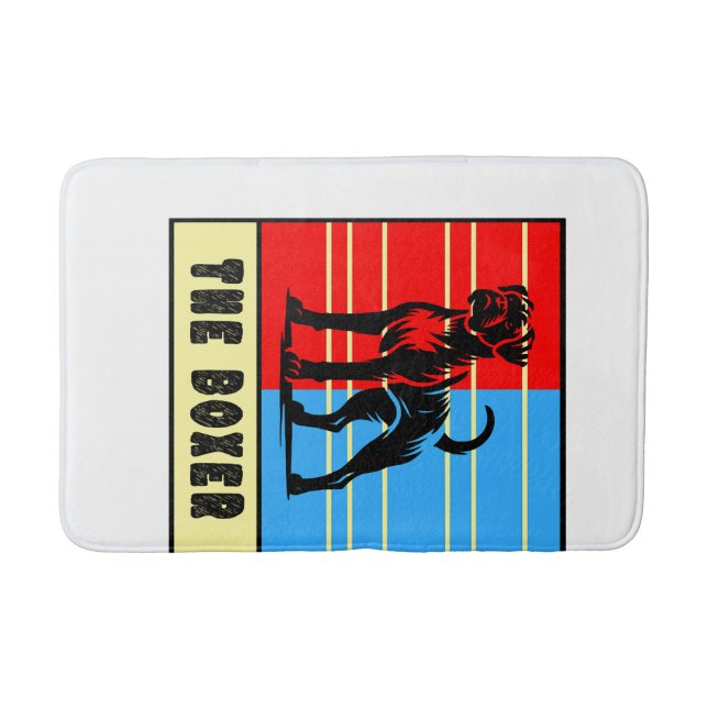 Alfombrilla De Baño El Bóxer - Perro Fuerte (Anverso)