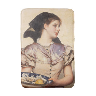 Alfombrilla De Baño El Chica Oyster (por Karl Gussow)