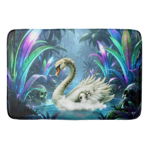 Alfombrilla De Baño El Cisne de las Aguas Olvidadas. 