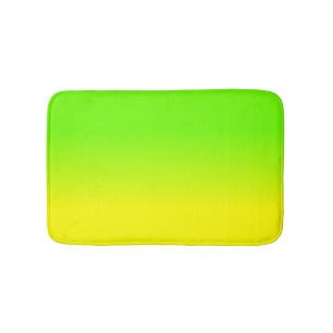 Alfombrilla De Baño El color amarillo verde y de neón de neón de la