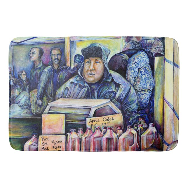 Alfombrilla De Baño Él Escuchó, Lo Que Vi (Anverso)