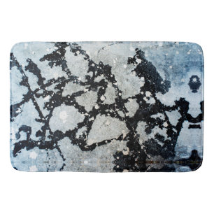 Alfombrilla De Baño El Estilo Pollock Conserva La Decoración De Hormig
