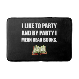 Alfombrilla De Baño El fiesta leyó los libros