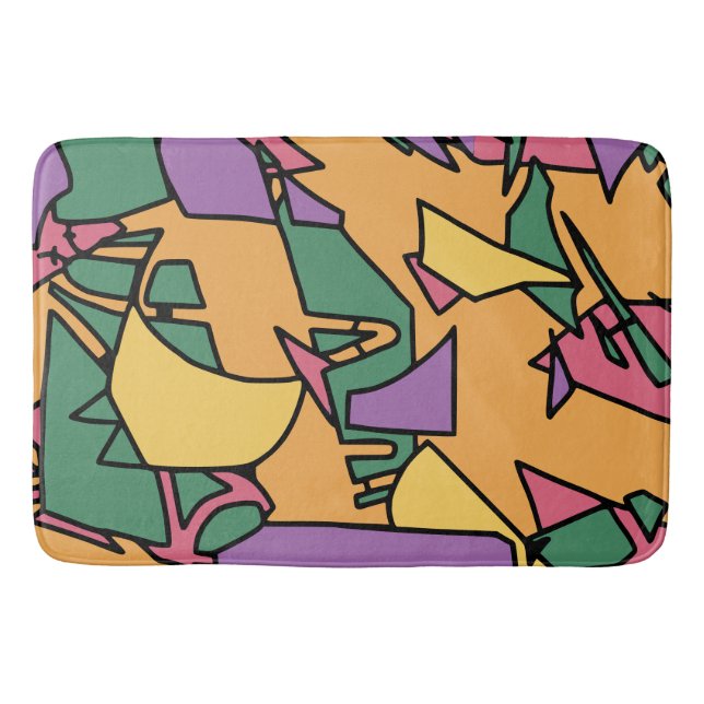 Alfombrilla De Baño El garabato festivo (Anverso)