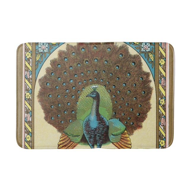 Alfombrilla De Baño El Gran Pavo Real (Anverso)
