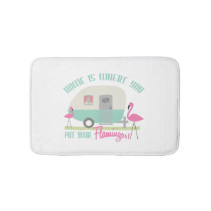 Alfombrilla De Baño El hogar es adonde usted pone su estera de baño de