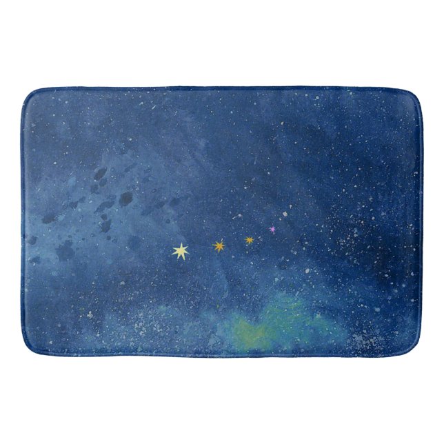 Alfombrilla De Baño El ilustracion estrellado (Anverso)