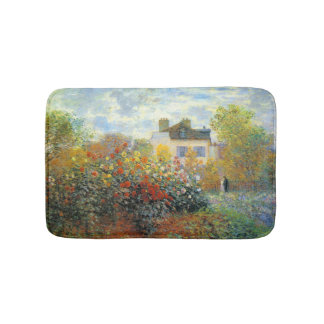 Alfombrilla De Baño El Jardín del Monet en el Bella Artes Argenteuil