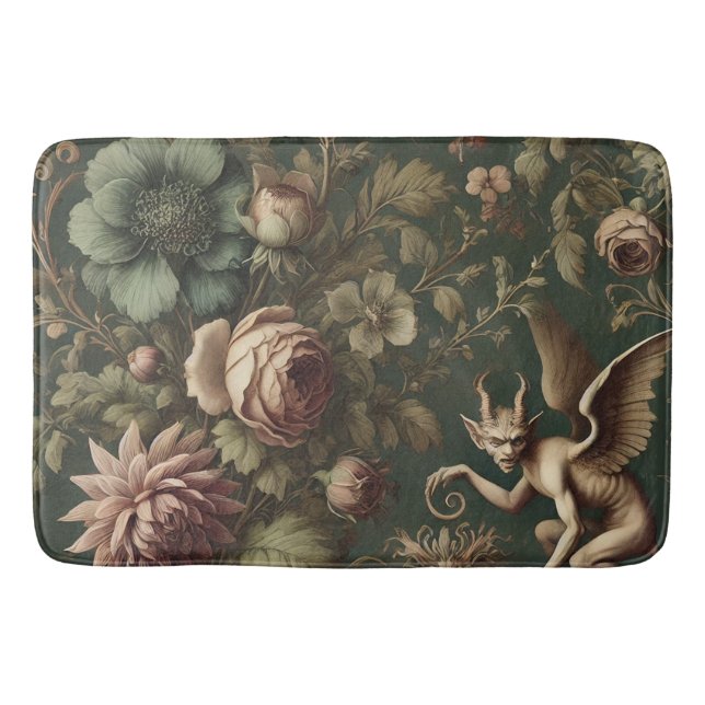 Alfombrilla De Baño El observador iluminado - victoriano gótico (Anverso)