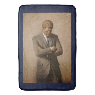 Alfombrilla De Baño El presidente estadounidense John Kennedy Retrato