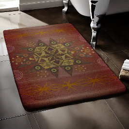 Alfombrilla De Baño El protector de la justicia de Geo tantrum mandala