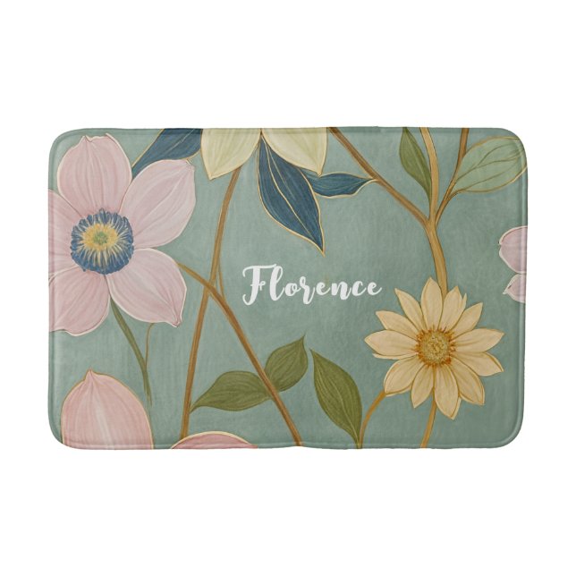 Alfombrilla De Baño El suave despertar de la primavera personalizado (Anverso)