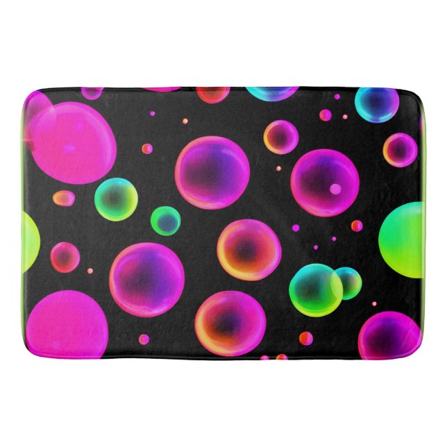 Alfombrilla De Baño El sueño de una burbuja brillante en el arco iris (Anverso)