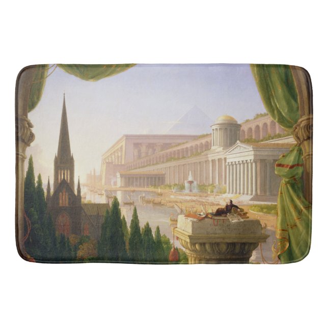 Alfombrilla De Baño El sueño del arquitecto (de Thomas Cole) (Anverso)
