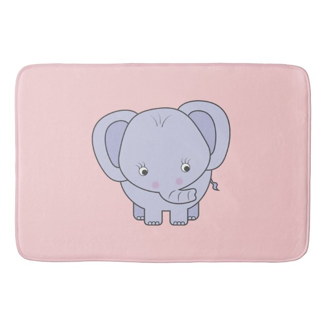 Alfombrilla De Baño Elefante bebé (Anverso)