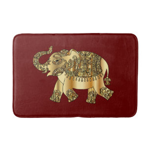 Alfombrilla De Baño Elefante dorado