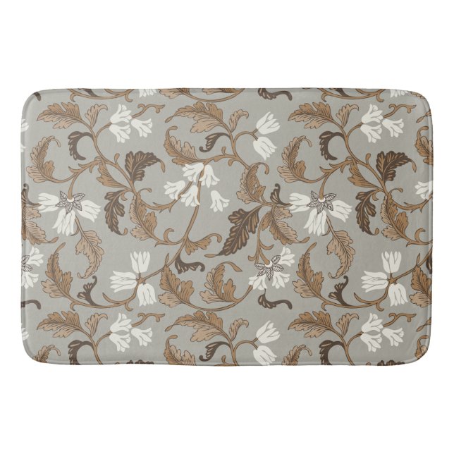 Alfombrilla De Baño Elegancia botánica vintage (Anverso)