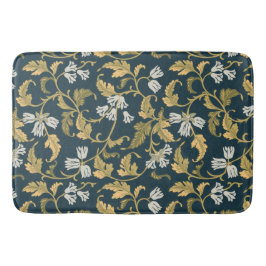 Alfombrilla De Baño Elegancia botánica vintage