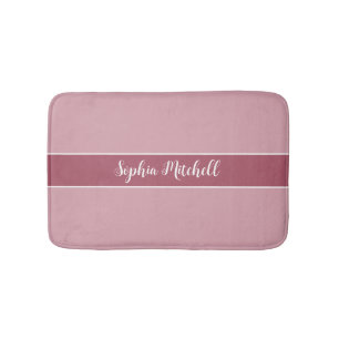 Alfombrilla De Baño Elegancia silenciada - Rosa mojado nombre blando