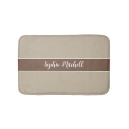Alfombrilla De Baño Elegancia silenciosa - Calm Stone Name Bath Mat