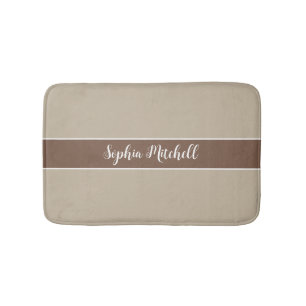 Alfombrilla De Baño Elegancia silenciosa - Calm Stone Name Bath Mat