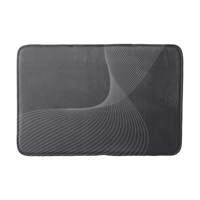 Alfombrilla De Baño Elegant, chic, simple, modern graphic pattern art (Anverso)