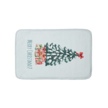 Elegante árbol de Navidad nevado