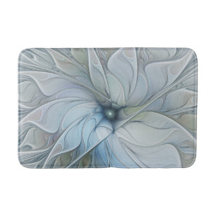 Alfombrilla De Baño Elegante belleza arte abstracto fractal moderno fl