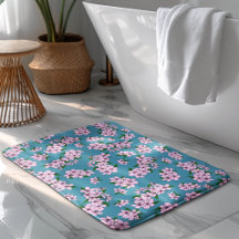 Elegante flor de cerezo rosa en acuarela floral