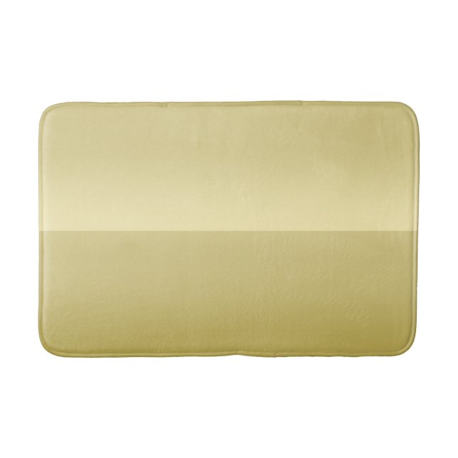 Alfombrilla De Baño Elegante Gradiente dorado Monograma Nombre persona (Anverso)