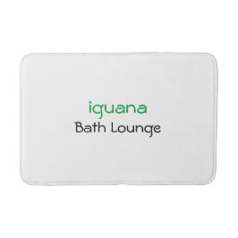 Alfombrilla De Baño Elegante Iguana Bath Lounge Bath Mat