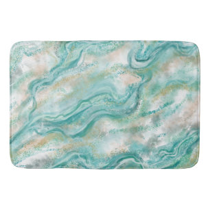 Alfombrilla De Baño Elegante Mat de Baño de Bañera Verde