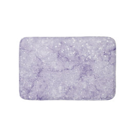 Alfombrilla De Baño Elegante moda suave lavanda purpurina púrpura márm