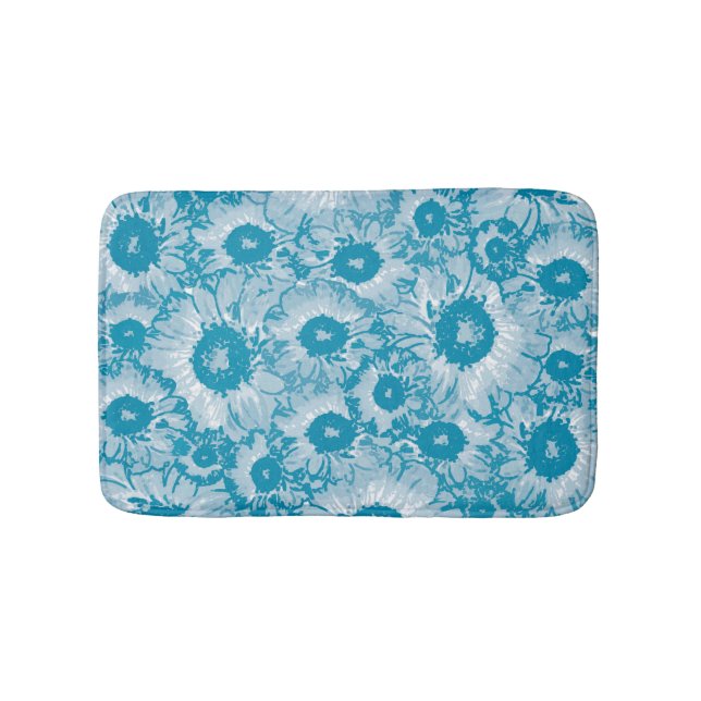 Alfombrilla De Baño Elegante patrón botánico (Anverso)