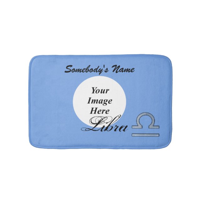 Alfombrilla De Baño Elemento de símbolo libra zodiac por Kenneth Yonci (Anverso)