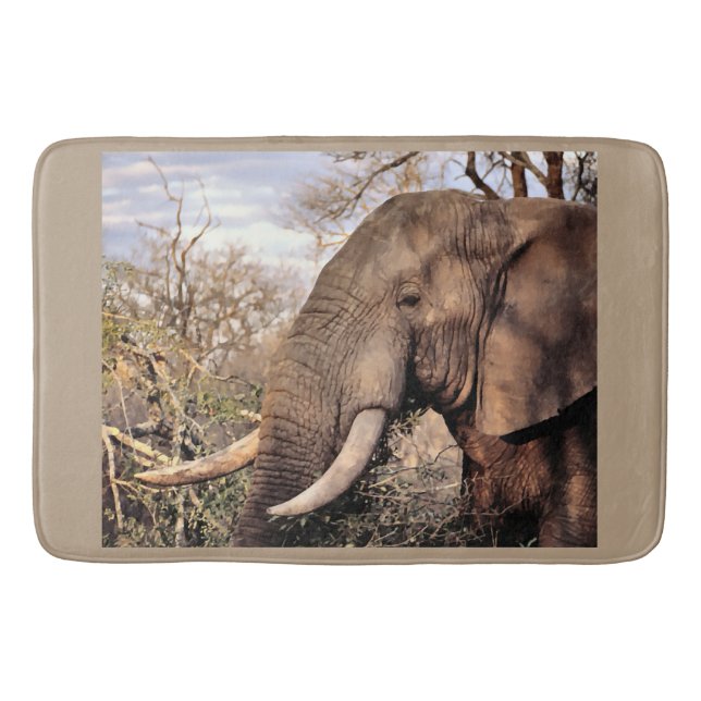 Alfombrilla De Baño Elephant Lovers Art (Anverso)