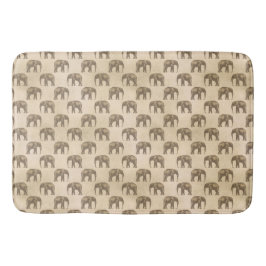 Alfombrilla De Baño Elephant Vintage Elegant Moda Animales