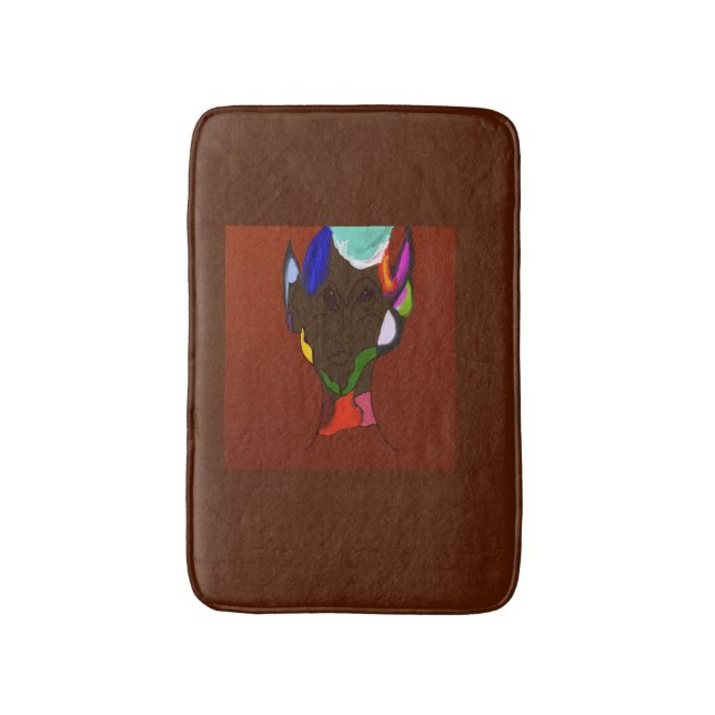 Alfombrilla De Baño Elf Map Art  (Frente vertical)