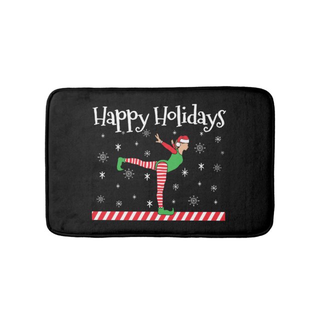 Alfombrilla De Baño Elf, Navidades de gimnasia chicas (Anverso)