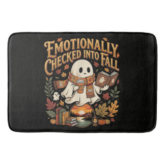 Alfombrilla De Baño Emocionalmente ingresado en otoño Halloween