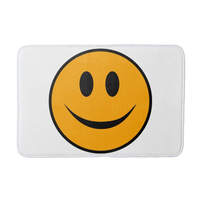 Alfombrilla De Baño Emoji Cara Sonriente (Anverso)