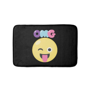 Alfombrilla De Baño Emoji de OMG