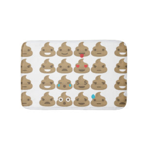 Alfombrilla De Baño emojis de popó baño batata