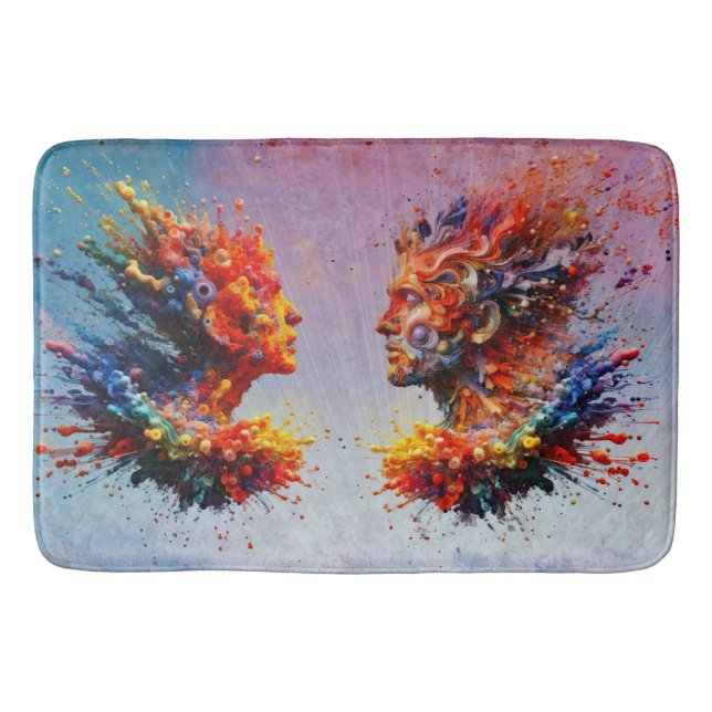 Alfombrilla De Baño En el principio... (Anverso)