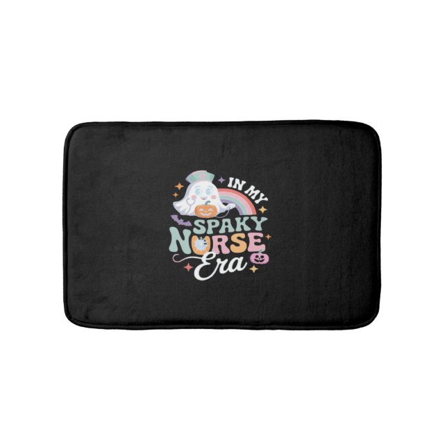 Alfombrilla De Baño En mi era de enfermería, truco o trato de hallowee (Anverso)