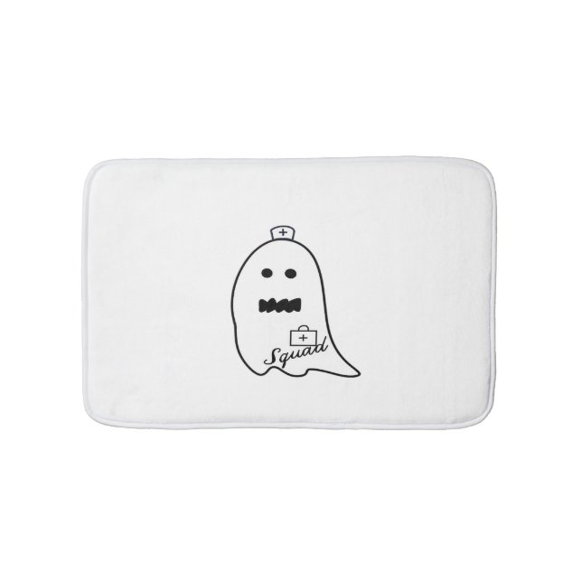 Alfombrilla De Baño Enfermera fantasma Halloween Halloween Hand Drake  (Anverso)