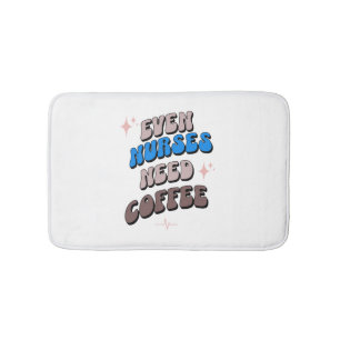 Alfombrilla De Baño Enfermeras y café