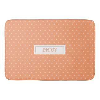 Alfombrilla De Baño ENJOY naranja peach