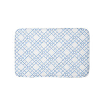 Enrejado de bambú azul y blanco